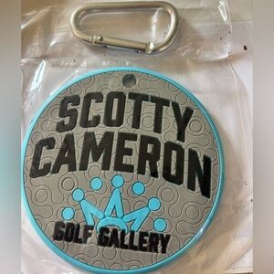 NWT Scotty Cameron Gallery Rubber Putting Disc Six Shooter Gray Tiff Blue Black